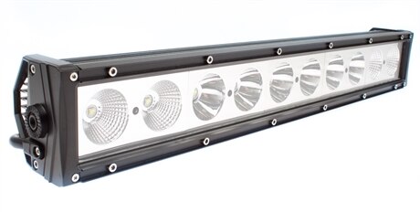 LED ljusramp 100W (10x10W), rak