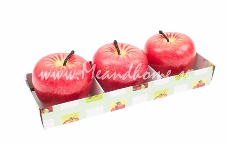 Doftljus Frukt Äpple 3-pack