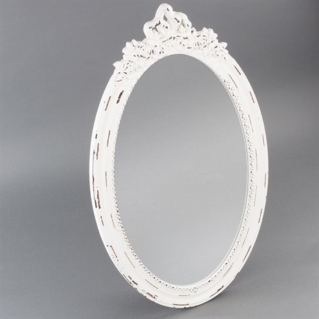 Spegel antik oval