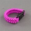 Armband Paracord med tändstål, Rosa