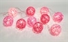 Jolly light trådbollar, rosa