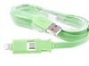 1 meter USB-kabel Lightning/Micro-USB