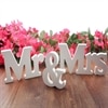Träbokstäver Mr & Mrs